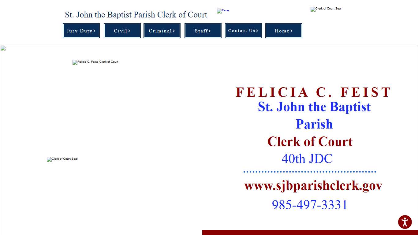St. John the Baptist Parish Clerk of Court Courthouse 2393 Louisiana 18, Edgard, LA, USA